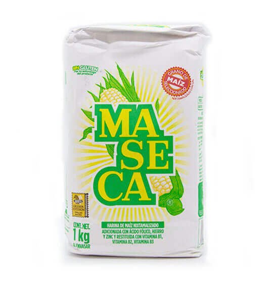 Harina de Maiz Tradicional 1 kg. Maseca