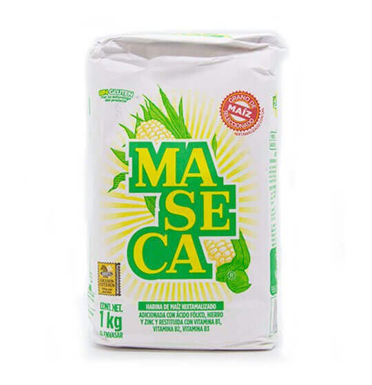 Harina de Maiz Tradicional 1 kg. Maseca