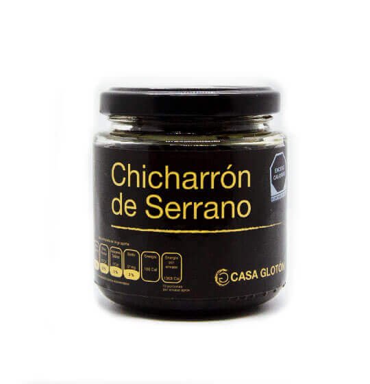 Chicharron de serrano 180 gr. Casa Gloton