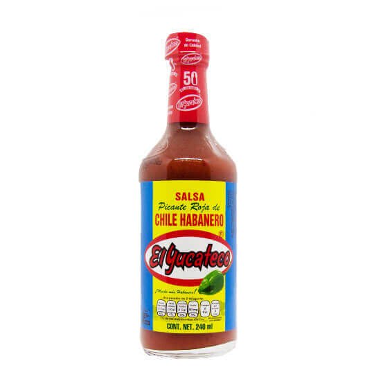 Salsa Habanera Roja 240 ml. El Yucateco