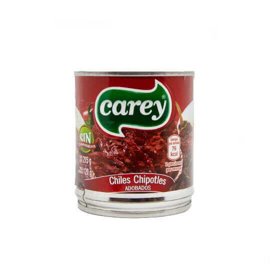 Chiles Chipotle Adobado Lata 215 gr. Carey