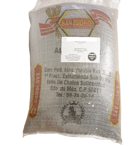 Frijol Negro bulto 25 kg. Empacadora Fresno