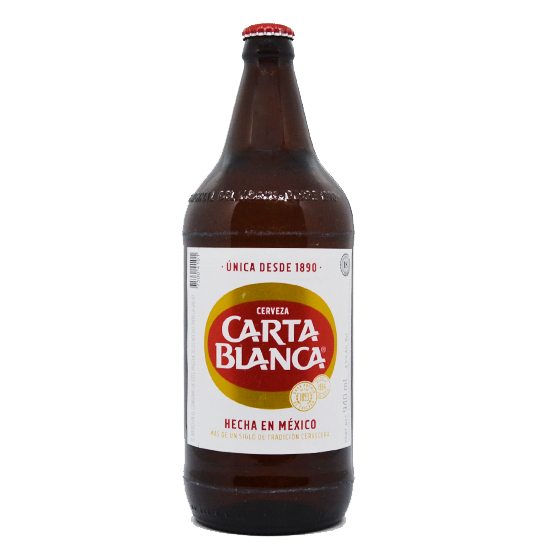 Cerveza Carta Blanca 940 ml. 4.5% Vol. Alc. (12-Pack)