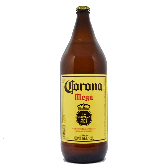 Cerveza Corona Mega 1.2 Lt. 4.5% Vol. Alc. (12-Pack)