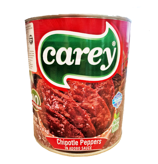 Chiles Chipotle Adobado 2.8 Kg. Carey