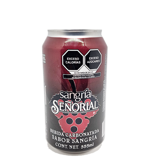 Refresco Sangria Señorial Lata 355 ml.  DEL FRUTO